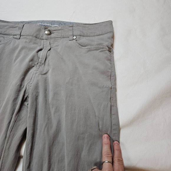 Peter Millar Men's Perfect Poplin Five-Pocket Pant, gray, size 34 - Picture 3 of 6